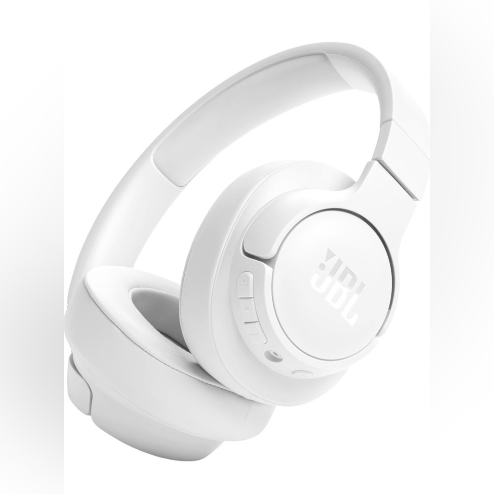 JBL Tune 720BT, White Wireless over-ear headphones Gently Used